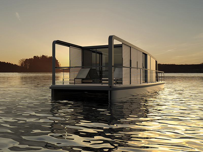 Industrial Design Projekt Hausboot Freiraum